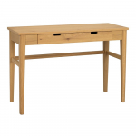 Konsoollaud naturaalses v&auml;rvitoonis tammepuust pealispinnaga 40x110 cm Garrison - Rowico
