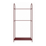 Burgundiapunane metallist riidepuuraam 92x186x39 cm Arch - Mette Ditmer Denmark