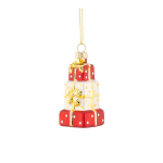 Klaasist j&otilde;ulukaunistus, 4 cm Stack of Presents &ndash; Sass & Belle
