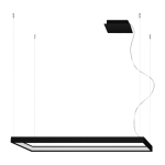 Must metallist LED-rippvalgusti TUULA - Thoro