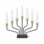 Must j&otilde;ulu valguskaunistus Brosa &ndash; Marksl&ouml;jd