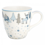 Valge ja sinine keraamiline kruus Lapsed Forrest - Green Gate