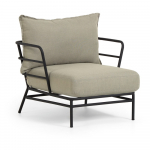 Beeži v&auml;rvi metallkonstruktsiooniga aiatool Mareluz - Kave Home