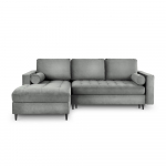 Helehall sametist nurgadiivan, vasakpoolne nurgas Santo - Milo Casa