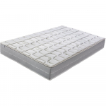 K&otilde;va/keskmise vedruga kahepoolne madrats 160x200 cm Aloe bio-ex - Materasso