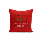 Punane j&otilde;ulukaunistus padjap&uuml;&uuml;rileht , 43 x 43 cm Christmas Noel - Kate Louise