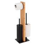 Tualettpaberi statiiv koos WC-harjaga Lesina - Wenko