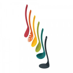 5 k&ouml;&ouml;git&ouml;&ouml;riista komplekt koos alusega Nest - Joseph Joseph