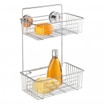 Vacuum-Loc isekandev kahekorruseline riiul, kandev&otilde;ime kuni 33 kg Bari - Wenko