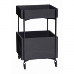 Tuhkpuust k&auml;ru ratastel 42x37 cm Fresh - H&uuml;bsch