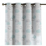 Laste kardin 260x130 cm Magic - Yellow Tipi