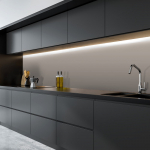 Seinakleebis 200x60 cm Taupe - Ambiance