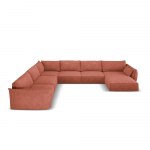 Punane nurgadiivan (vasakpoolne nurk) Vanda - Mazzini Sofas
