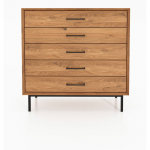 K&otilde;rge kapp tammepuust naturaalset v&auml;rvi 97x95 cm Abies - The Beds