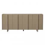 Beež madal kapp m&auml;nnipuidust 200x85 cm Basu - WOOOD