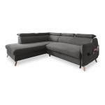 Tumehall sametist nurgadiivan (vasak nurk) Sweet Harmony - Miuform