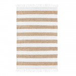 Valge-puiduv&auml;rvi vaip 50x80 cm Sagane - douceur d'int&eacute;rieur