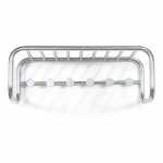 H&otilde;bedane metallist seinanagi koos riiuliga Retro - Spinder Design