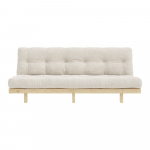 Valge velvetist diivan 200 cm Lean - Karup Design