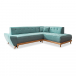 T&uuml;rkiissinine nurgadiivanvoodi (parem nurk) Dazzling Daisy - Miuform