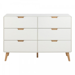 Valge kummut 135x90x40 cm Lowell - Actona