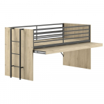 K&otilde;rge lastevoodi koos voodip&otilde;hjaga 90x200 cm Sam &ndash; Vipack