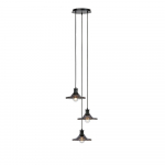 Must rippvalgusti klaasist varjuga &oslash; 22 cm Novia - Marksl&ouml;jd