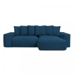 Sinine velvetist diivanvoodi/panipaigaga nurgadiivan Voltaire - Bobochic Paris