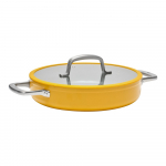 Alumiiniumist pann koos kaane ja mittenakkuva pinnaga &oslash; 28 cm tegame Meda 3.0 - FABINI