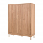 Laste tammepuidust riidekapp 146x190x55 cm Forrest - Vipack