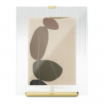 Kuldne klaasist pildiraam 19x23 cm Flute - Umbra