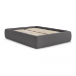 Tumehall polsterdatud kaheinimesevoodi koos panipaiga ja voodip&otilde;hjaga, ilma peatsita 160x200 cm Inera - Bobochic Paris