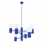 Sinine rippvalgusti klaasist varjuga Orbital - Sollux