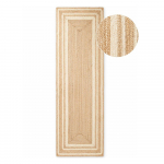 Kreem k&auml;sitsi kootud džuudist vaip 70x200 cm Jutta - Hanse Home