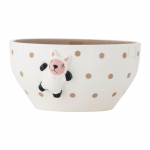 Valge/pruun kivikeraamikast laste kauss &oslash; 14 cm Dolly - Bloomingville Mini