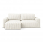 Kreem velvetist panipaigaga nurgadiivanvoodi (vasak nurk) Kona - Makamii