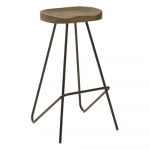Must/naturaalsest jalakaspuidust baaritool (istme k&otilde;rgus 78 cm) District - Premier Housewares