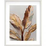 Tr&uuml;kitud pilt raamiga 40x50 cm Golden Strelitzia - Styler