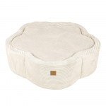 Kreemjas kordvelvetist bassein pallidega, &oslash; 90 cm, k&otilde;rgus 30 cm - Meowbaby