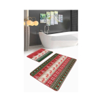 Sametist vannitoamatid komplektis 2 t&uuml;kki 60x100 cm Meryy Christmas - Mila Home