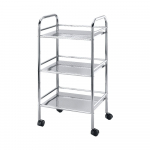 Metallist mobiilne riiul h&otilde;bedast 41x75 cm - Wenko