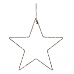 Čern&aacute; v&aacute;nočn&iacute; z&aacute;věsn&aacute; světeln&aacute; dekorace Marksl&ouml;jd Alpha Star,&nbsp;v&yacute;&scaron;ka&nbsp;45 cm