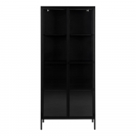 Must metallist vitriinkapp 80x180 cm Newcastle - Actona