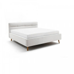 Helehall polsterdatud kaheinimesevoodi koos voodip&otilde;hja ja panipaigaga 180x200 cm Lotte - Meise M&ouml;bel