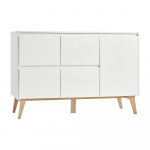 Valge lastekapp , 148 x 92 cm Swing - Pinio