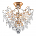 Kuldset v&auml;rvi laevalgusti, &oslash; 36 cm Rosendal - Marksl&ouml;jd