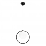 Mustast metallist rippvalgusti Opviq lights Vivi - Opviq lights