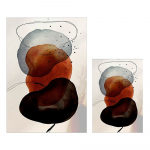 Vannitoamatid 2 tk komplektis 60x100 cm Art Post Modern &ndash; Mila Home