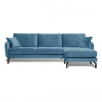 Sinine sametne nurgadiivan (paremas nurgas) Magic - Scandic