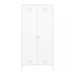 Valge metallist riidekapp 90x185 cm Mission District - St&oslash;raa